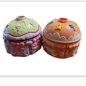 Miss party surprise  play sets. Vintage.  Baby party and ice cream party.